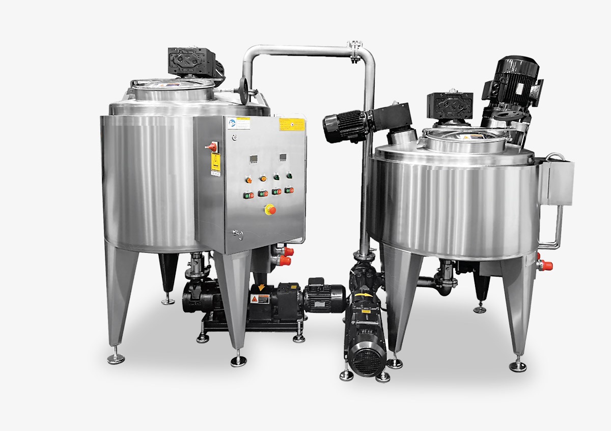 Wafer Cream Mixer and Wafer Cream Stock Tank